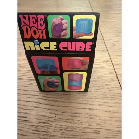 Nee Doh Nice Cube - Super Solid Squish! (Pink) - Brand New/Factory Sealed! - Picture 4 of 5